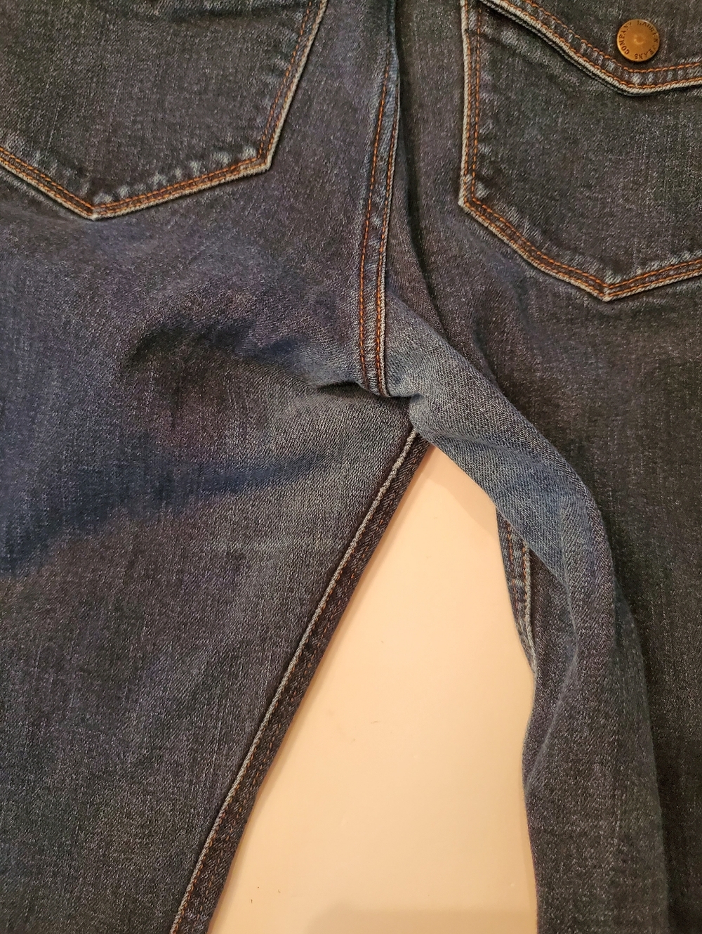Lauren - Ralph Lauren - Lorraine -  Dark Wash - Straight Leg Jeans - Size 10 - Picture 15 of 16